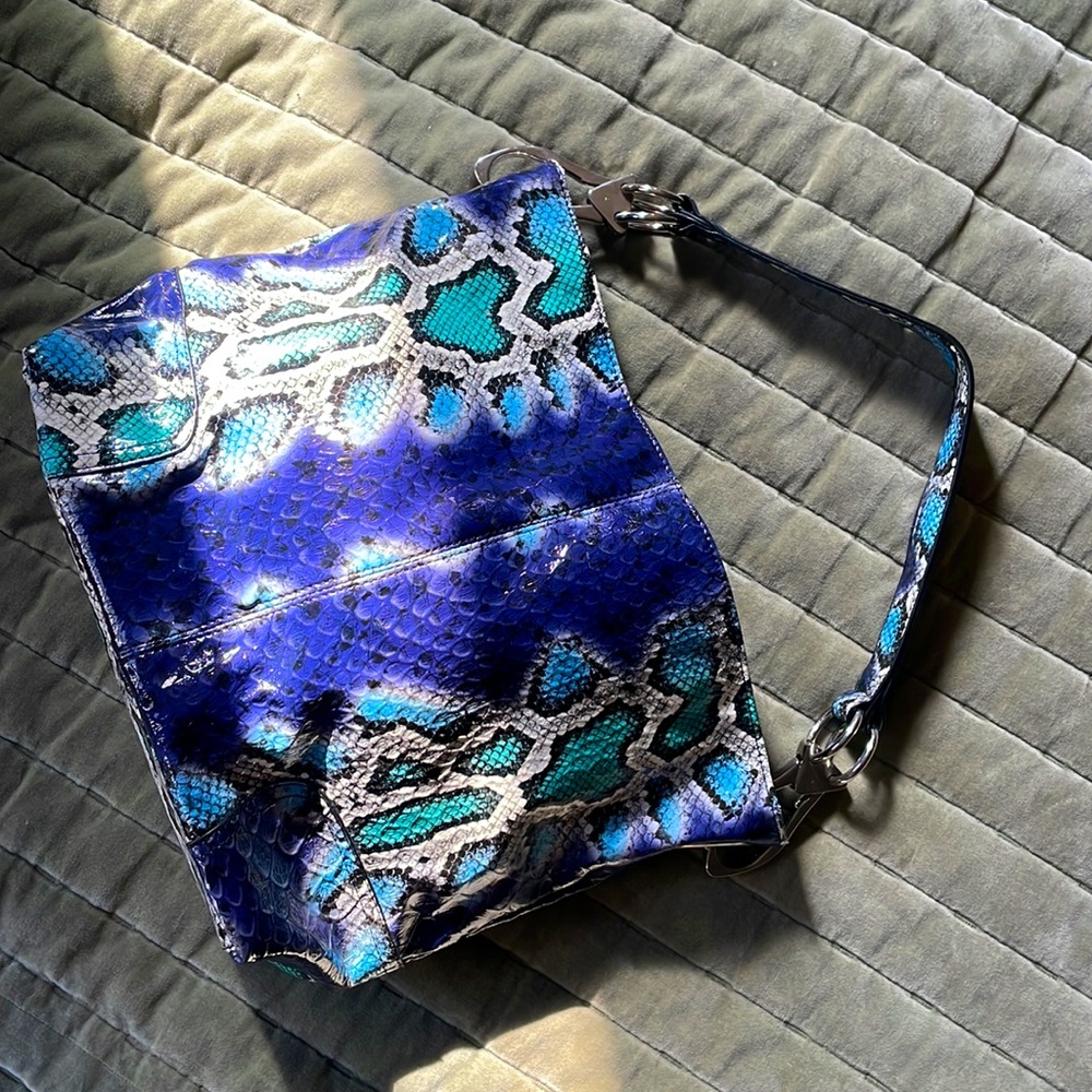 Deep River Blue & Turquoise Snakelike Bag